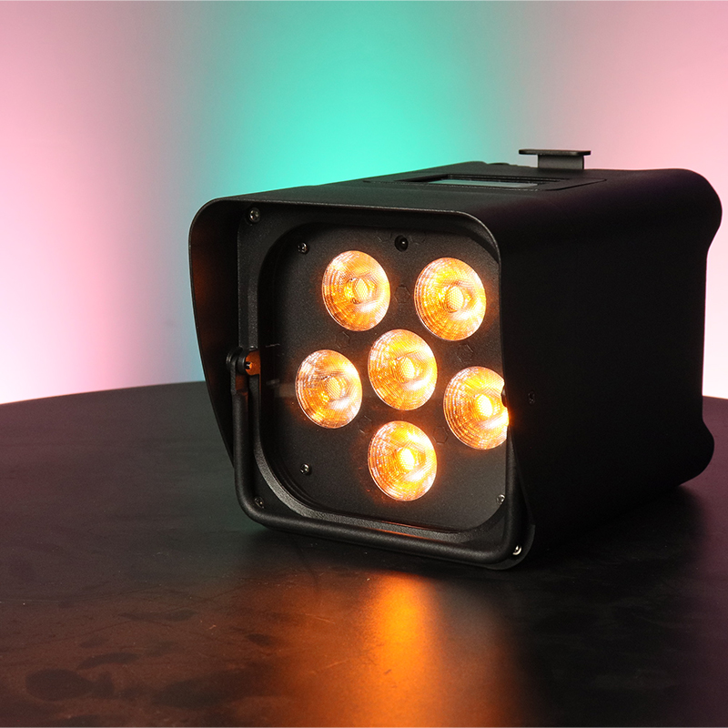 IP65 6×18W Par Light à Piles – photo 6